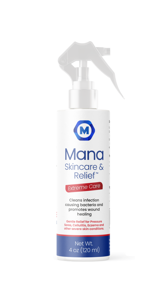 Mana Skincare & Relief Extreme Care for Bed Sores Treatment, Cellulitis, Eczema and More!-Free Shipping!